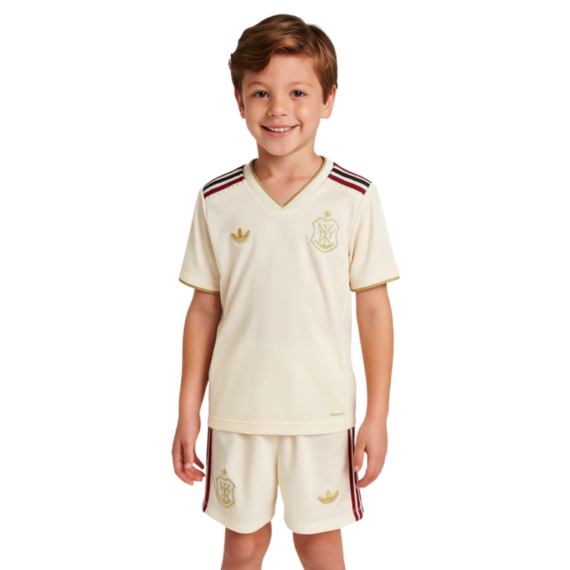 Conjunto Infantil Adidas Flamengo 2025 III